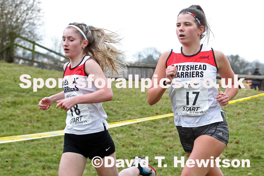 Womens under-20 Northern Cross Country Champs., Camp Hill Estate, Kirklington.  Photo: David T. Hewitson/Sports for All Pics